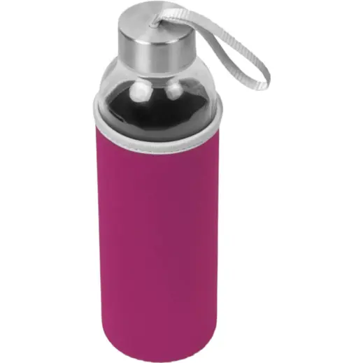 Kooshty Neo Glass Water Bottle Pink Unbranded